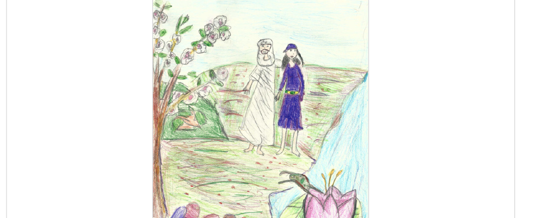 Le printemps des fiançailles — illustration d'Esther